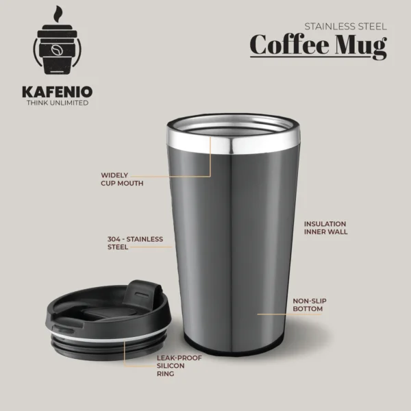 Premium Stainless Steel Coffee Mug – Double Walled & Vacuum Insulated - Image 7